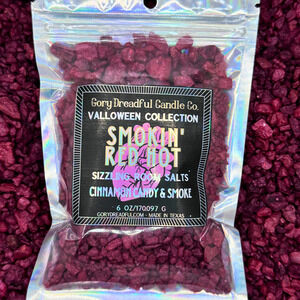 SMOKIN' RED HOT Sizzling Room Salt Crystal Potpourri: Cinnamon Candy & Smoke